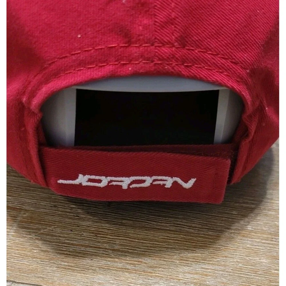 Jordan Jumpman Youth 4-7 Red With White Logo Strapback Hat Cap Micheal NBA